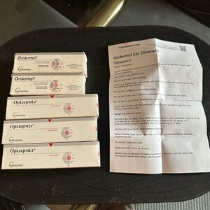 5 Boxes of Otidermyl Ear Ointment Set. NEW!